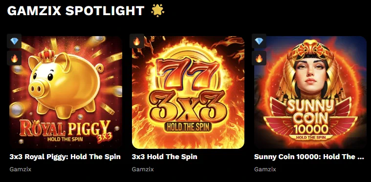 LevelUp Casino Top Spiele